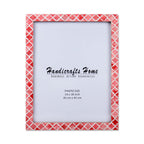 Moroccan Poster Frames Bone Inlay, Red, 6 Sizes
