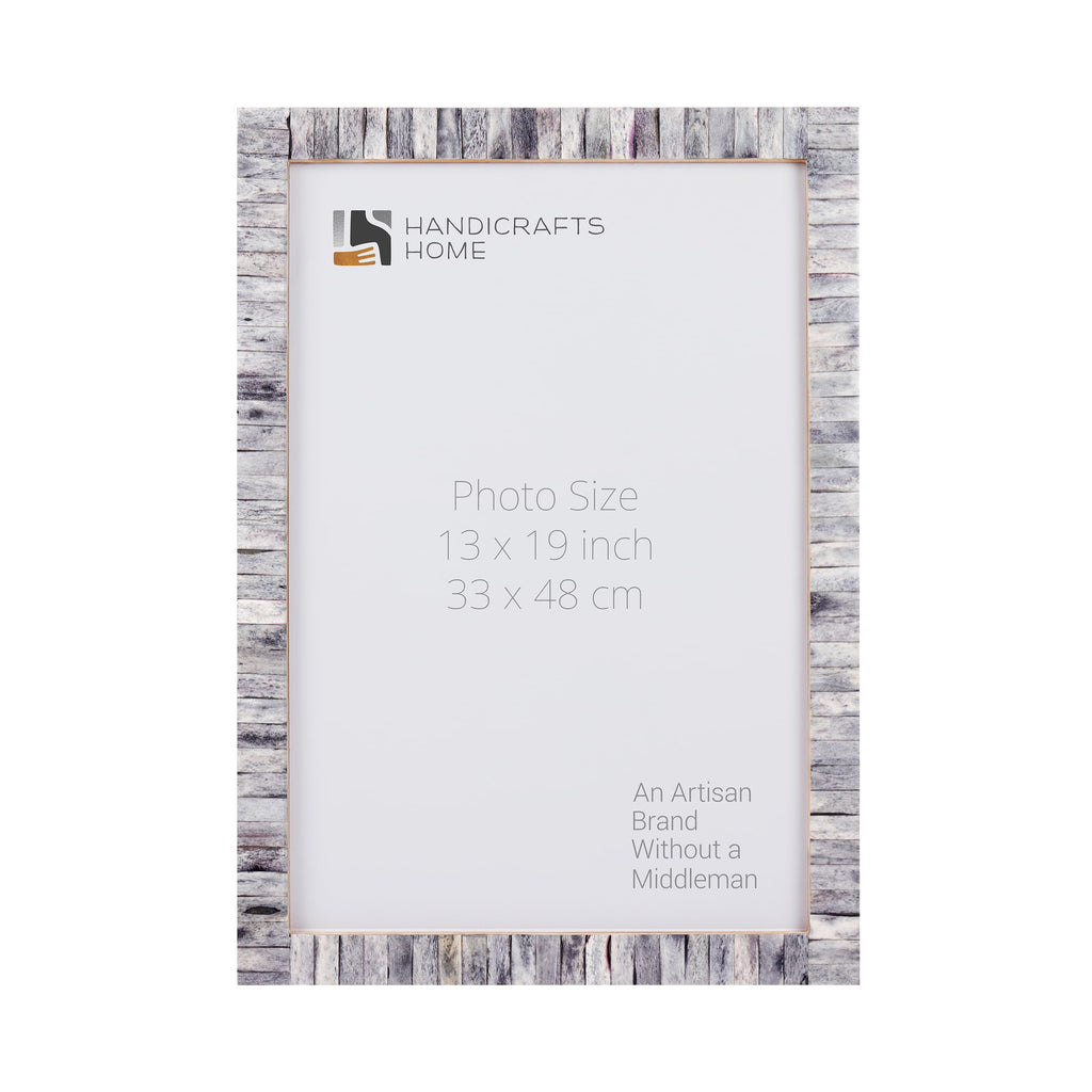 Poster Frames Classic Collection Bone Inlay, Grey, 6 Sizes