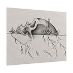 What Remains – Botanical Skull Wall Art | Original Charcoal & Graphite Drawing Print — view 19