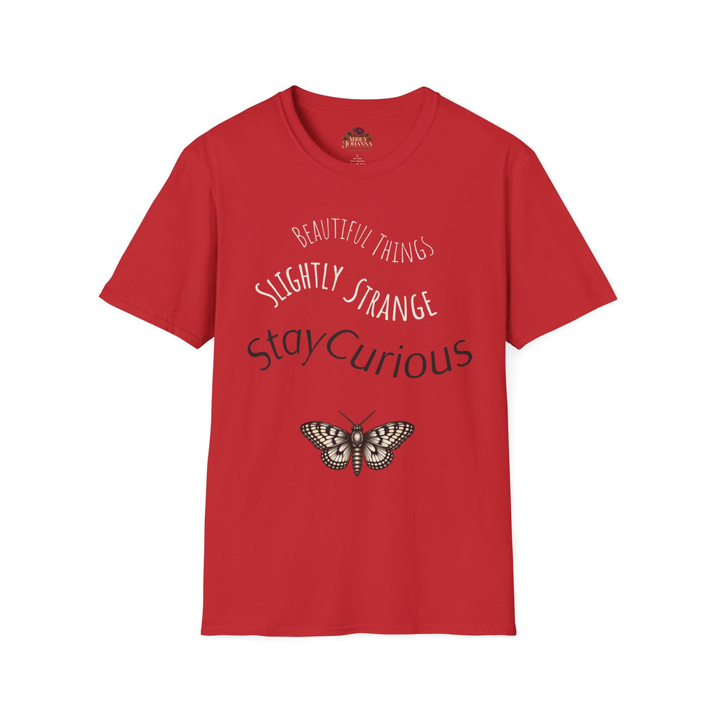 Beautiful Things Are Slightly Strange — Unisex Graphic Soft T-Shirt