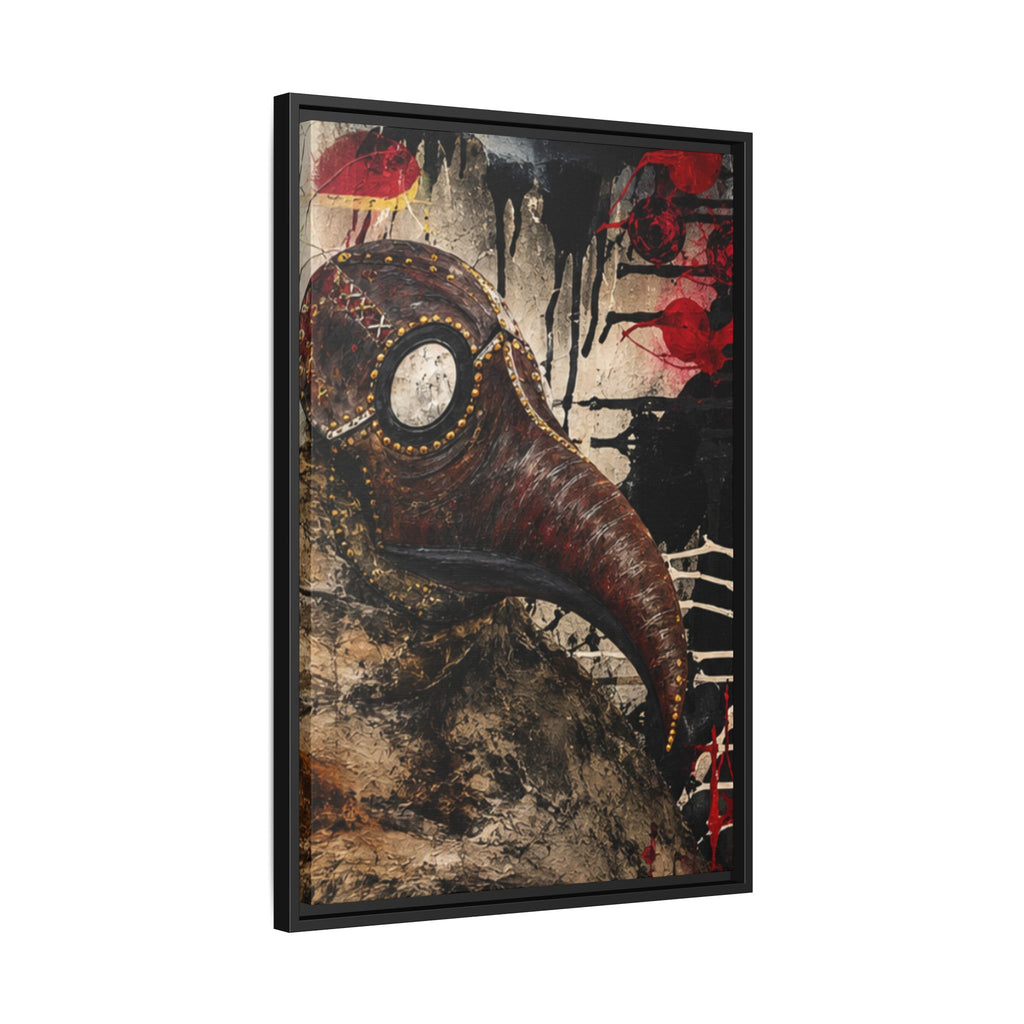 Odd Co. Beauty is Decay – Plague Doctor Framed Canvas | Gothic Dark Wall Art — view 36