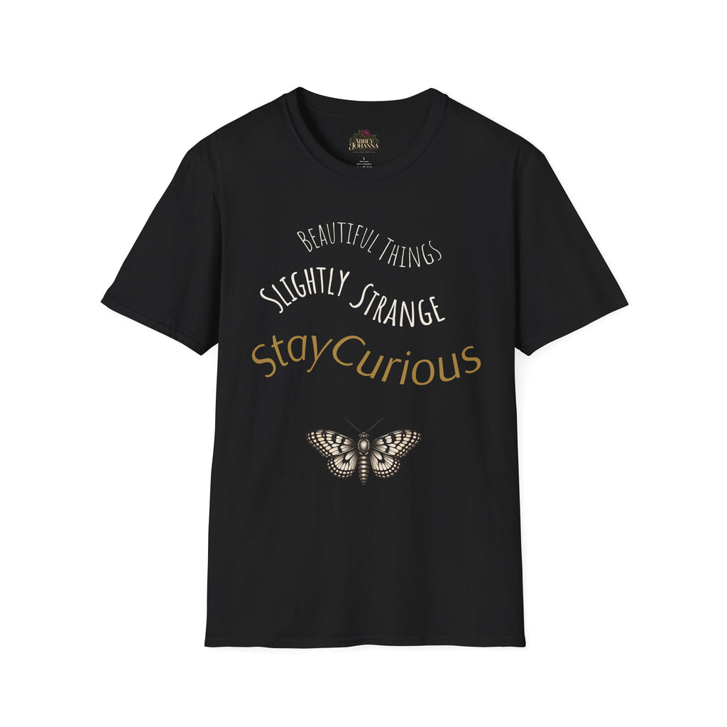 Beautiful Things Are Slightly Strange — Unisex Graphic Soft T-Shirt