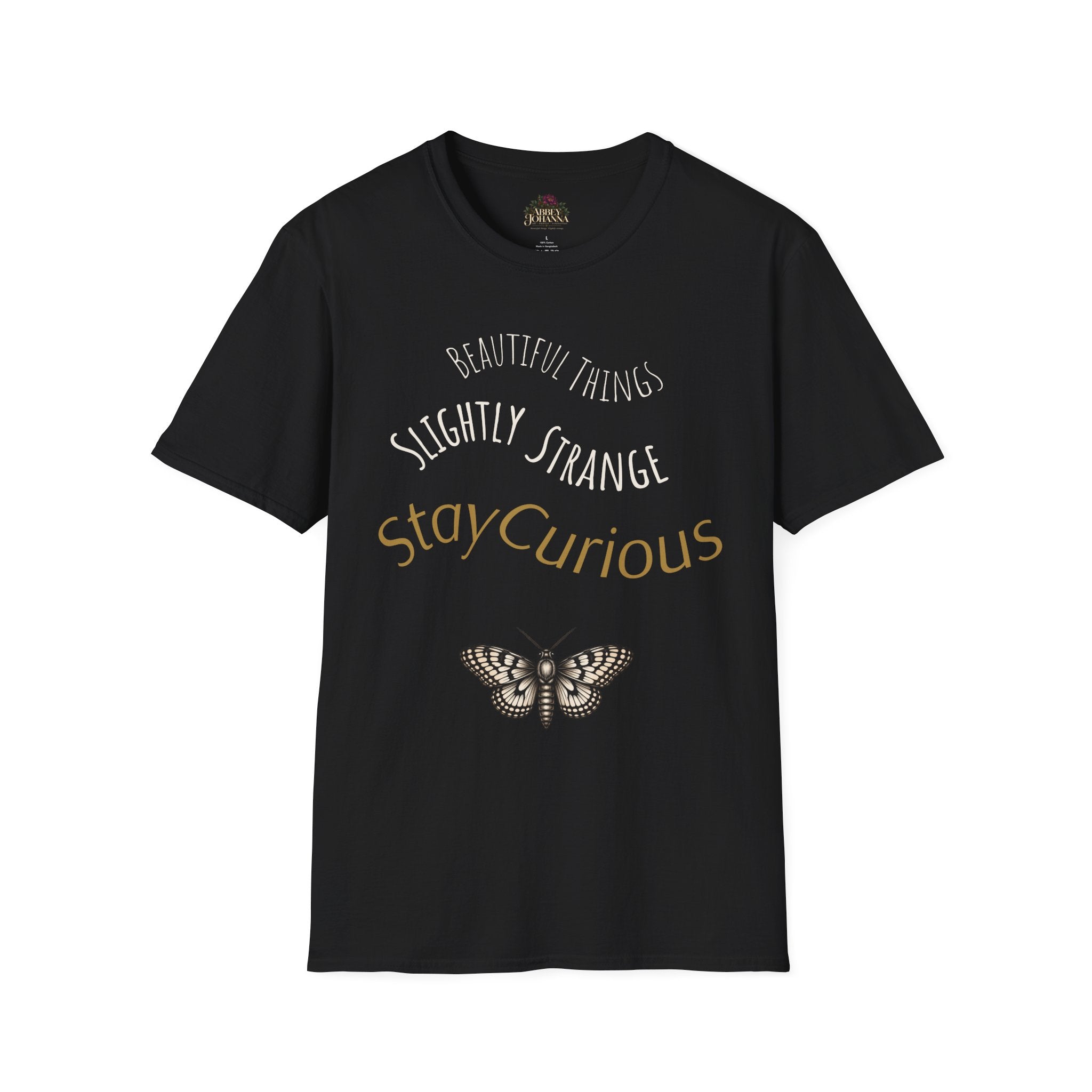 Beautiful Things Are Slightly Strange — Unisex Graphic Soft T-Shirt