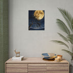 Moonlit Tree Surreal Poster — Night Sky Wall Art Print — view 6