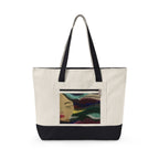 Peace…Finally – Abstract Art Zippered Canvas Tote | Original Artist Carryall — view 1