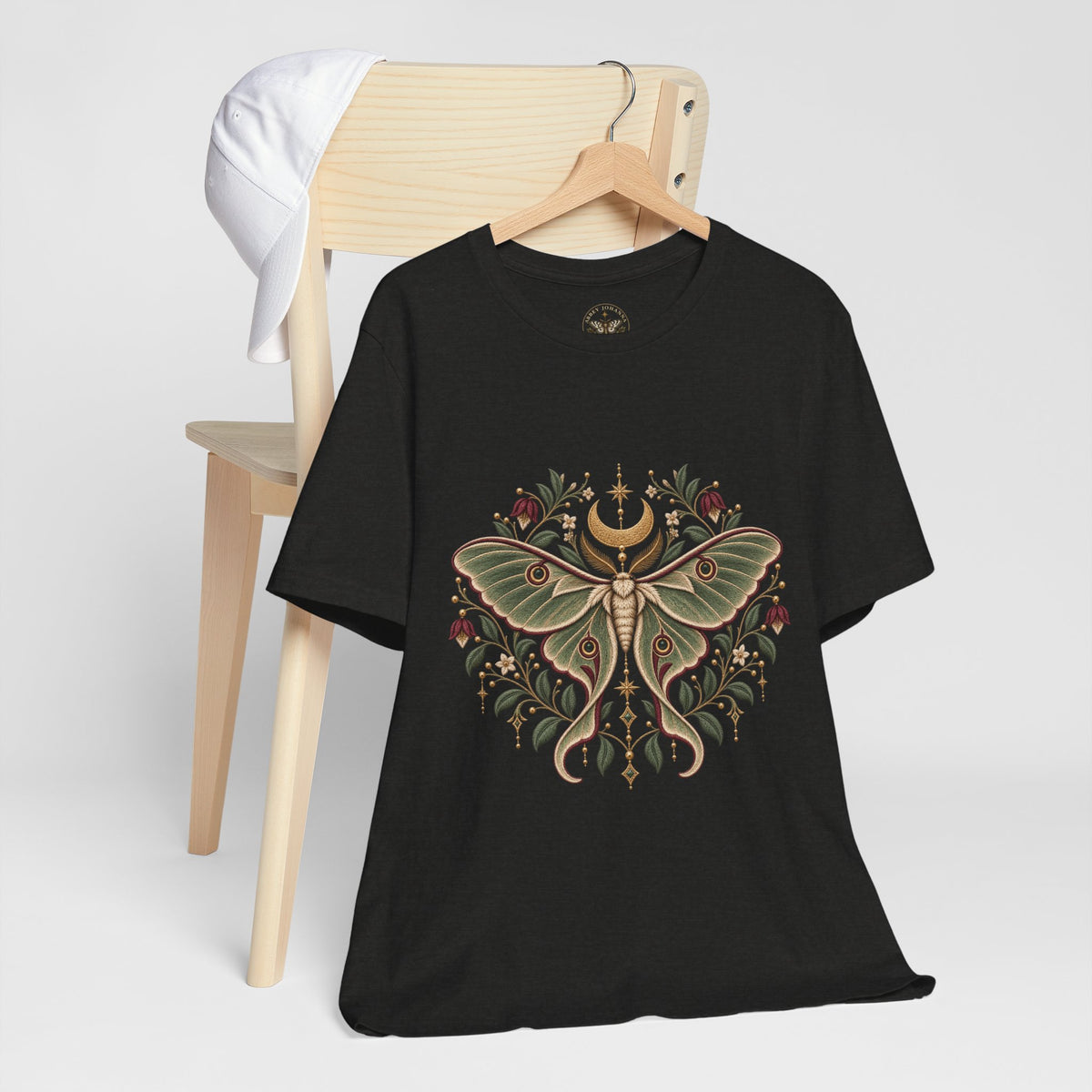 Stag Beetle Wreath | Gothic Botanicals Tee