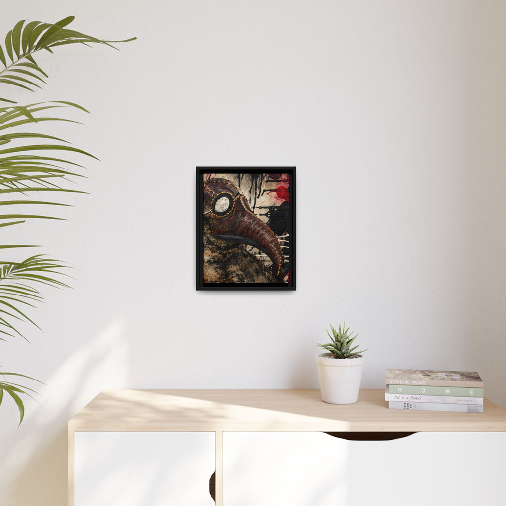 Odd Co. Beauty is Decay – Plague Doctor Framed Canvas | Gothic Dark Wall Art — view 35