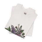 Gothic Botanical 'Look Don't Touch' Tee | Dark Floral Illustration