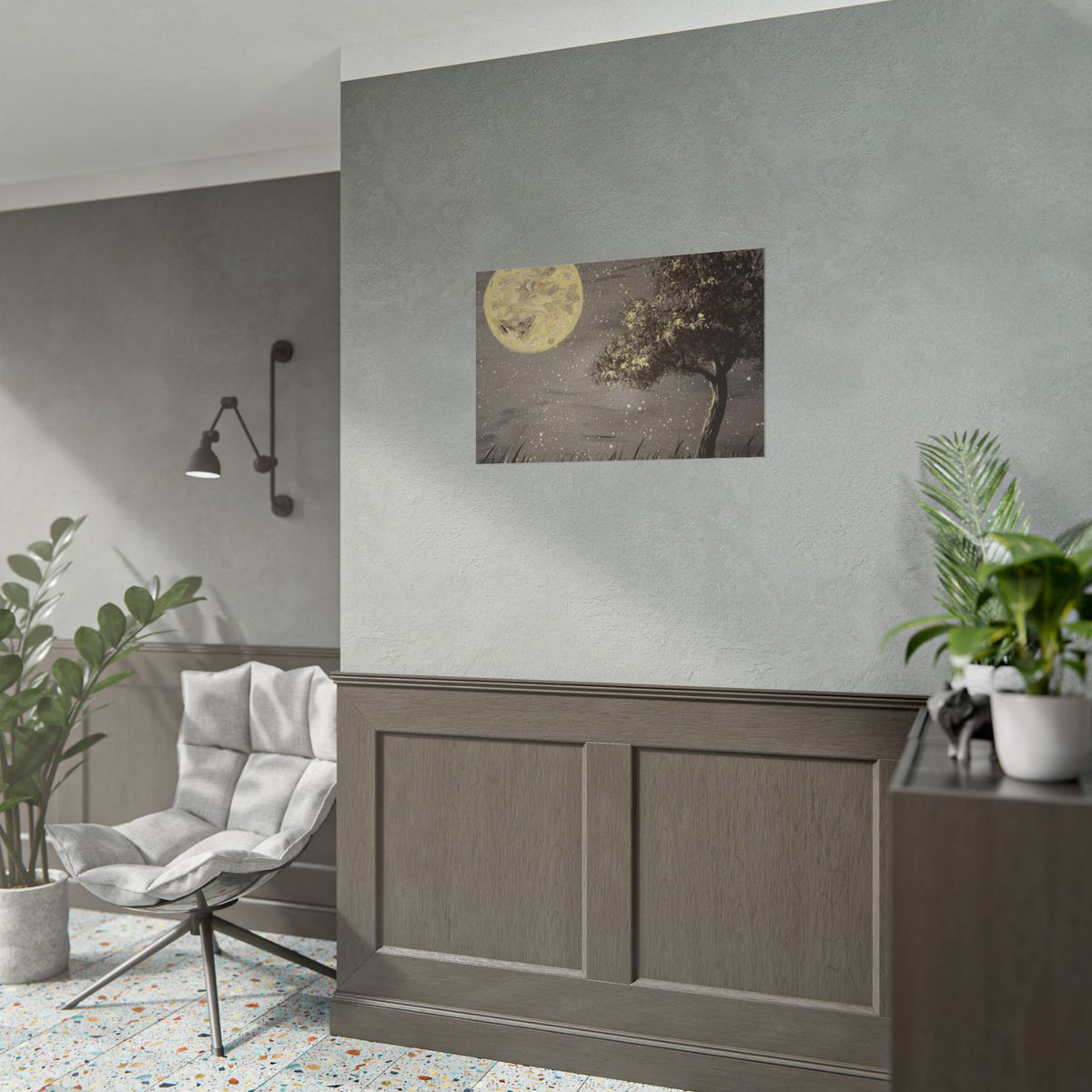 Thieves Moon – Moon Wall Art Print | Celestial Night Landscape | Moody Fine Art — view 27