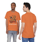 Skate Till Late Skateboard Tee | Traditional Tattoo Flash, Swallows & Banner — view 27