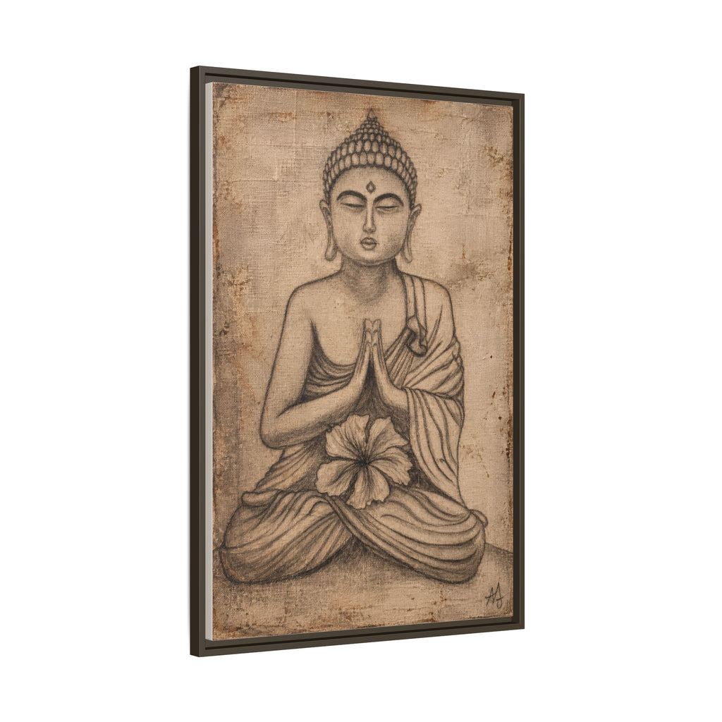 The Quiet Within — Framed Canvas Art | Original Pencil-on-Canvas Artwork by Abbey Johanna — view 26