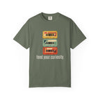 T-Shirt — Vintage Cassette Stack “feed.your.curiosity.” Retro Music Tee — view 43
