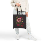 Victorian No. 003 – Vintage Floral Tote Bag | Botanical Cotton Canvas Shopper — view 2