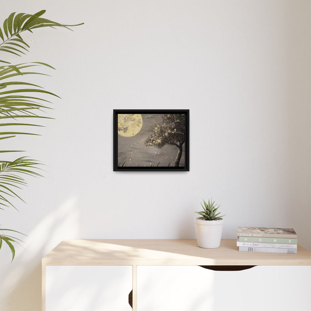 Thieves Moon — Framed Canvas Wall Art | Celestial Night Landscape — view 10