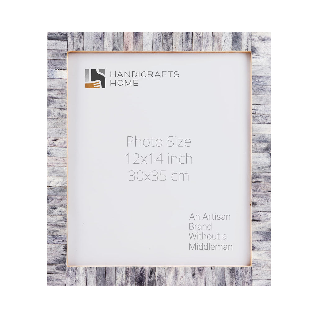 Poster Frames Classic Collection Bone Inlay, Grey, 6 Sizes