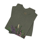 Gothic Botanical 'Look Don't Touch' Tee | Dark Floral Illustration