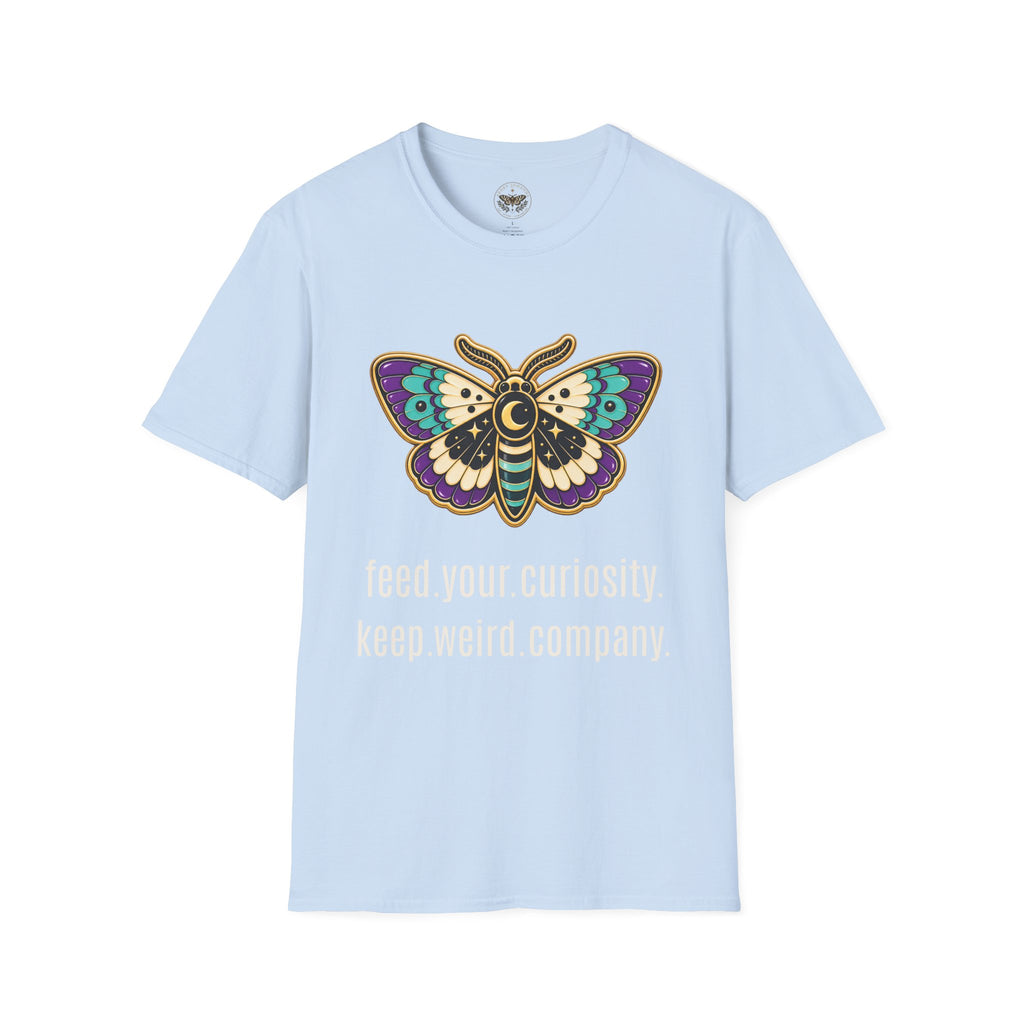 Feed Your Curiosity — Moth Super-Soft Tee | Abbey Johanna — view 9