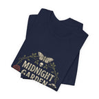 Midnight Garden Society Tee | Gothic Botanicals, Victorian Floral Crest — view 8