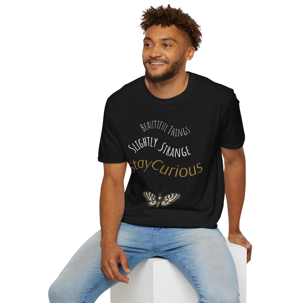 Beautiful Things Are Slightly Strange — Unisex Graphic Soft T-Shirt