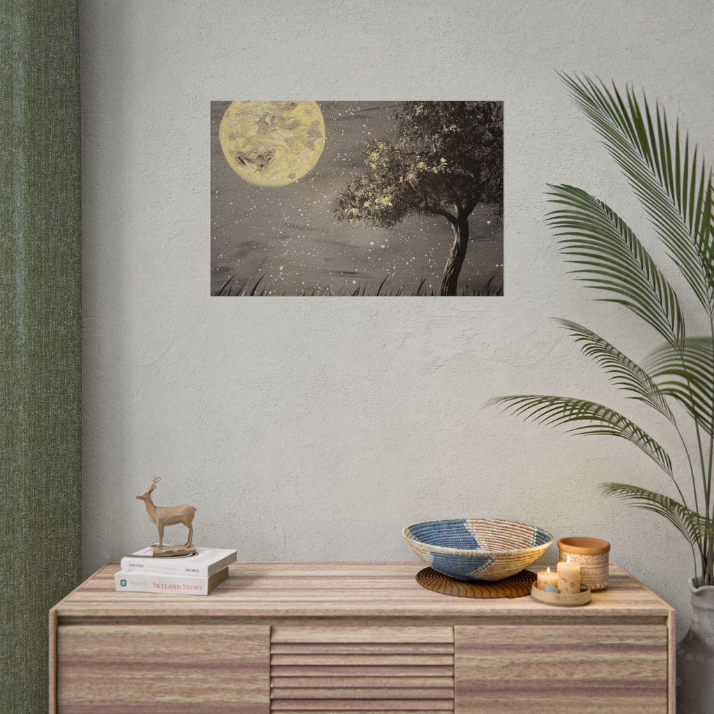 Thieves Moon – Moon Wall Art Print | Celestial Night Landscape | Moody Fine Art — view 28