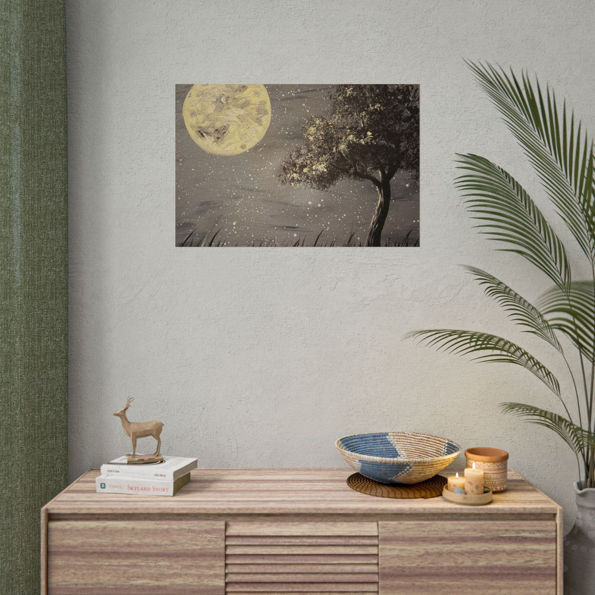 Thieves Moon – Moon Wall Art Print | Celestial Night Landscape | Moody Fine Art — view 28