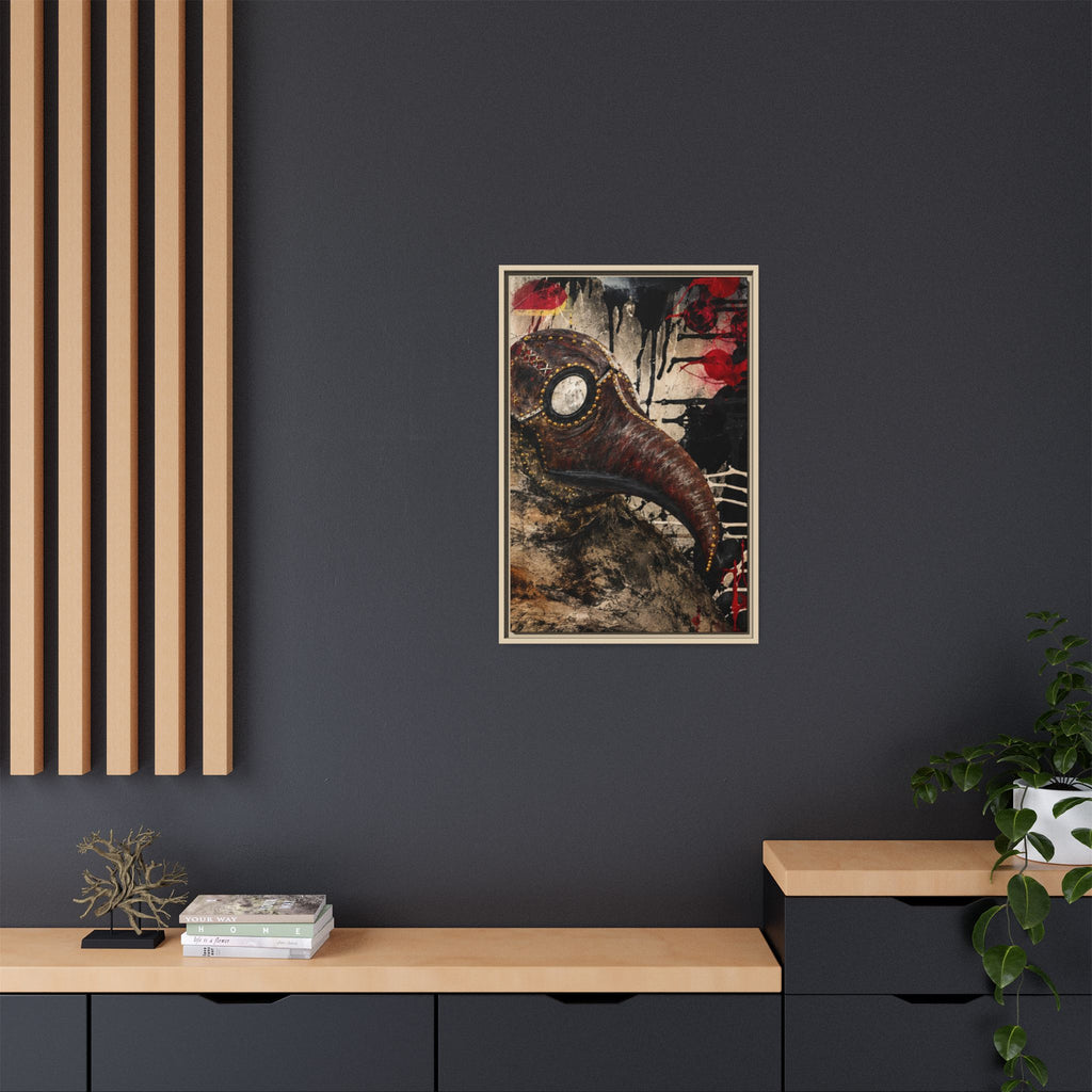 Odd Co. Beauty is Decay – Plague Doctor Framed Canvas | Gothic Dark Wall Art — view 40