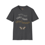Beautiful Things, Slightly Strange moth graphic T-shirt by Abbey Johanna.