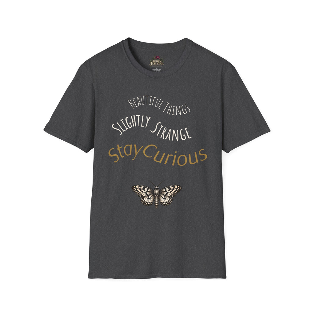 Beautiful Things Are Slightly Strange — Unisex Graphic Soft T-Shirt