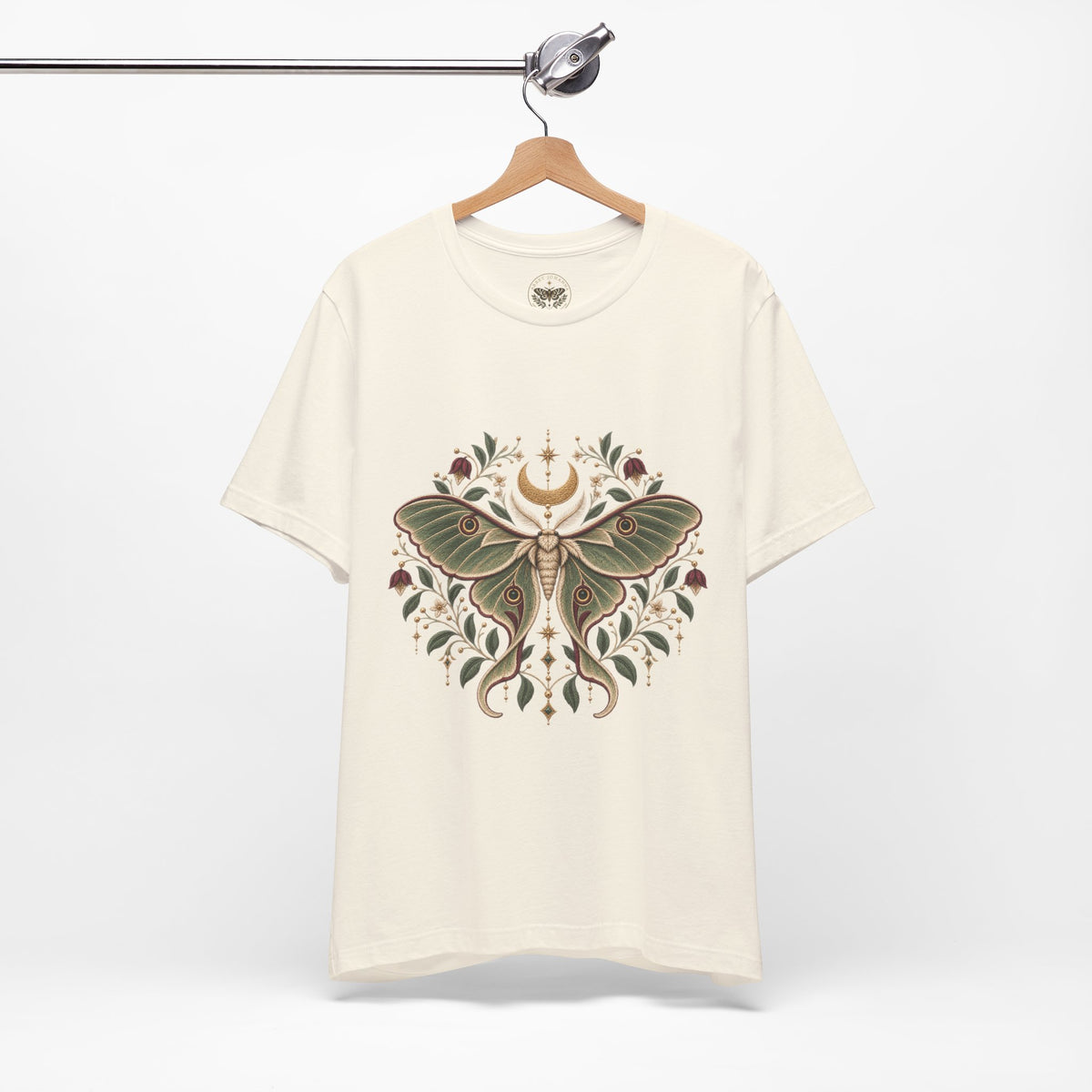 Stag Beetle Wreath | Gothic Botanicals Tee