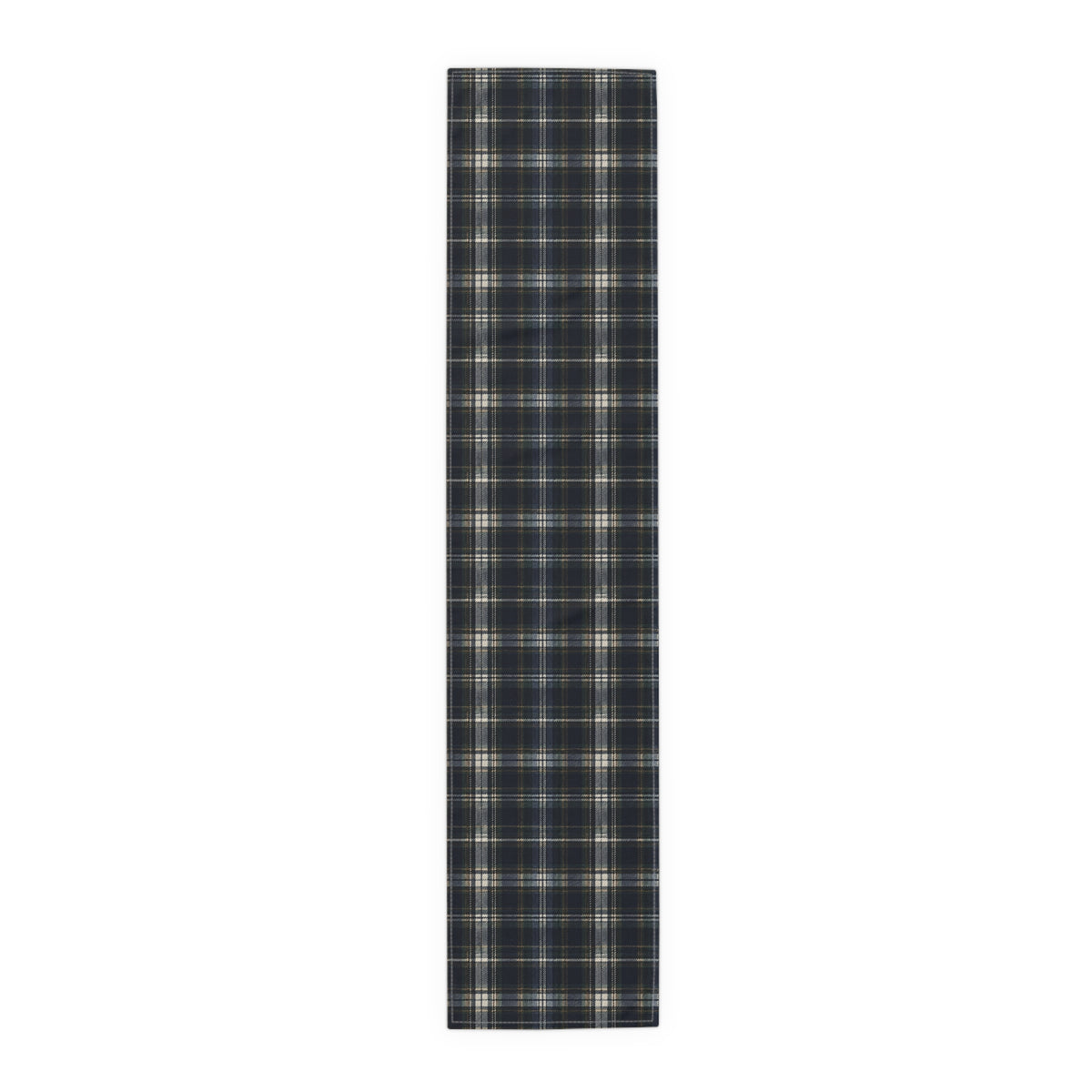 Nocturne Tartan Cotton Twill Table Runner | The Winter House Collection