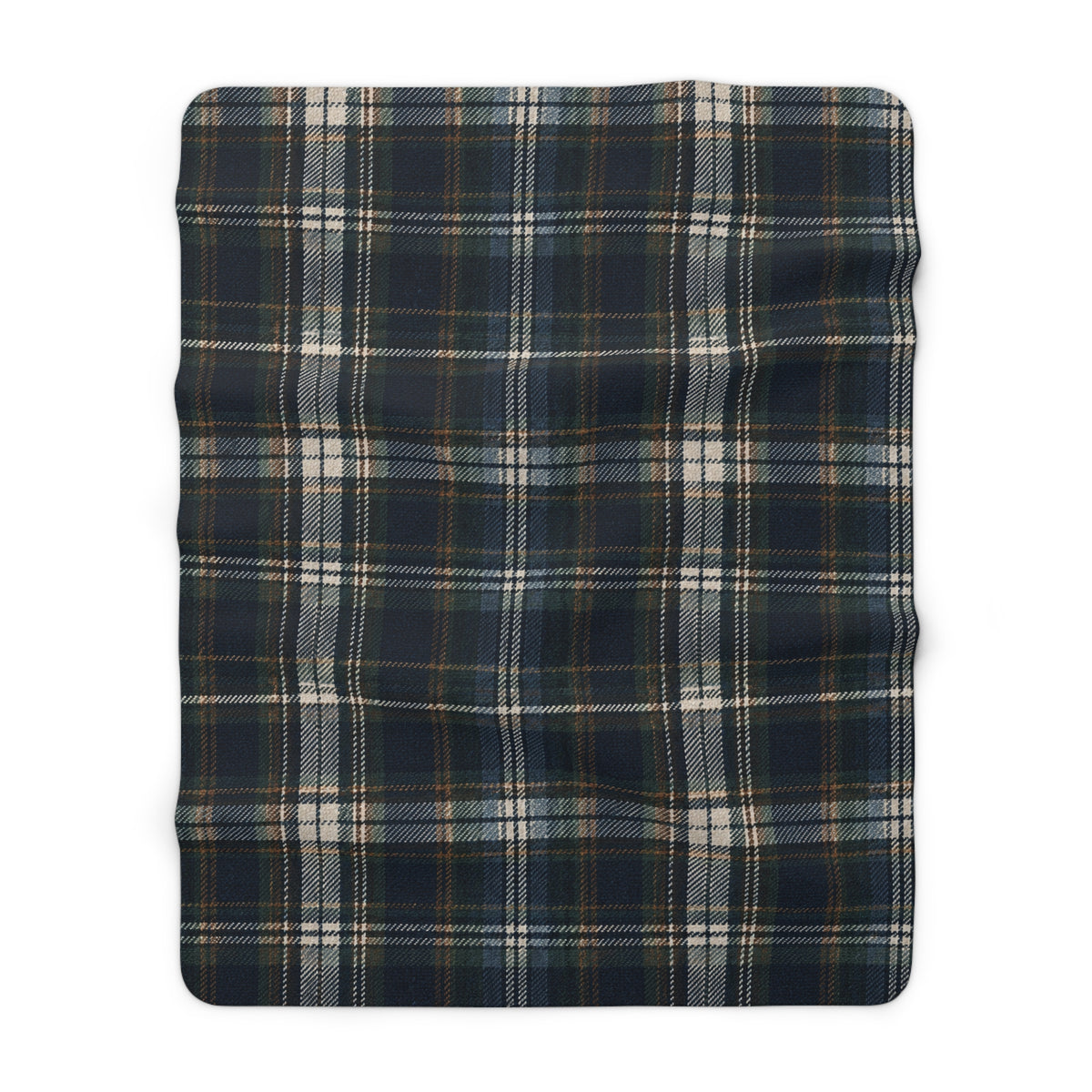 Nocturne Tartan Sherpa Throw | The Winter House Collection
