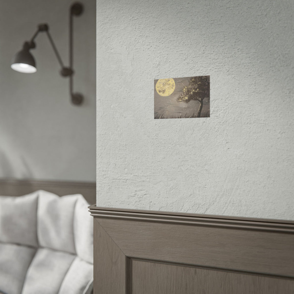 Thieves Moon – Moon Wall Art Print | Celestial Night Landscape | Moody Fine Art — view 9