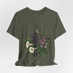 Gothic Botanical 'Look Don't Touch' Tee | Dark Floral Illustration