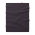 Black Plum Sherpa Fleece Blanket – product view 1