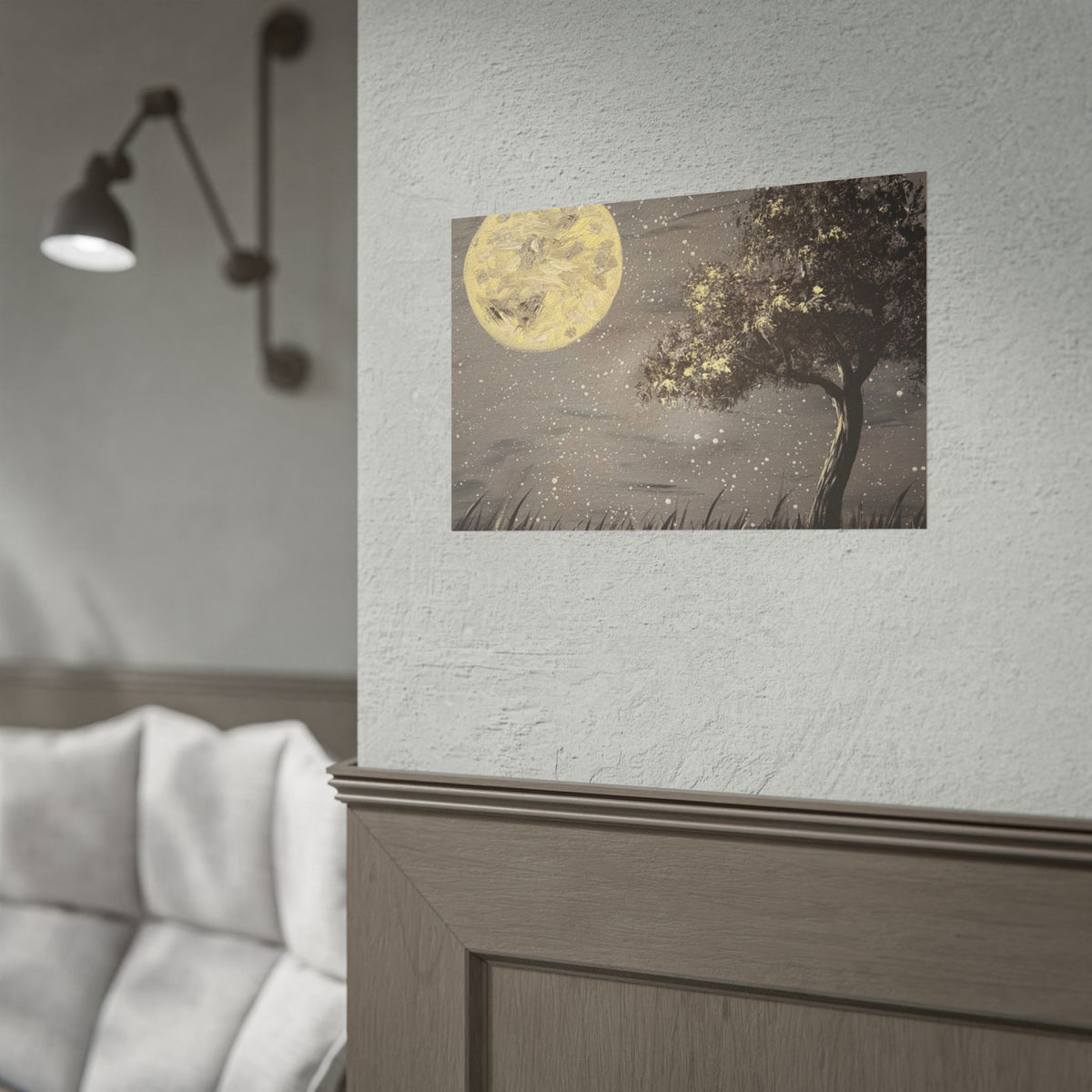 Thieves Moon – Moon Wall Art Print | Celestial Night Landscape | Moody Fine Art — view 19