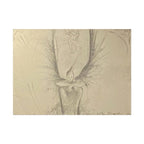 The Guardian charcoal fine art print on textured watercolor paper — product view 3