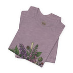 Gothic Botanical 'Look Don't Touch' Tee | Dark Floral Illustration