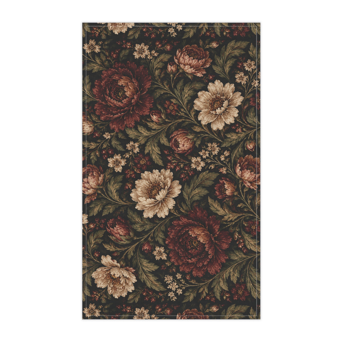 Midnight Garden Cotton Twill Tea Towel | The Fall Collection