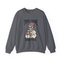 True Crime and Tea Sweatshirt | Skull Tea Mug Graphic, Podcast Lover Crewneck — view 6