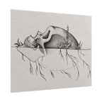 What Remains – Botanical Skull Wall Art | Original Charcoal & Graphite Drawing Print — view 8