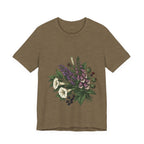 Gothic Botanical 'Look Don't Touch' Tee | Dark Floral Illustration