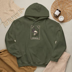 Skull & Fern Tarot Card Hoodie | Gothic Botanicals, Victorian Macabre — view 30