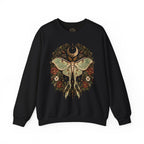 Beetle Botanical Wreath Pullover Sweatshirt | Gothic Botanicals