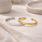 Engravable Cuff Bracelet — "Make it yours" Personalized Bangle Gift — view 1