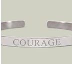 Engravable Cuff Bracelet — "Make it yours" Personalized Bangle Gift — view 4
