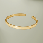 Engravable Cuff Bracelet — "Make it yours" Personalized Bangle Gift — view 5