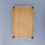 White Bone Inlay Decorative Tray Table Ottoman 11x17 12x12