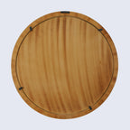 Wall Mirror Round Chevron Art Inspired  Bone Inlay Wall Hanging Mirror Frame,  24" Dia