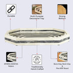 Handmade Athens Dromos Inspired Decorative Tray in 11x17 Inch
