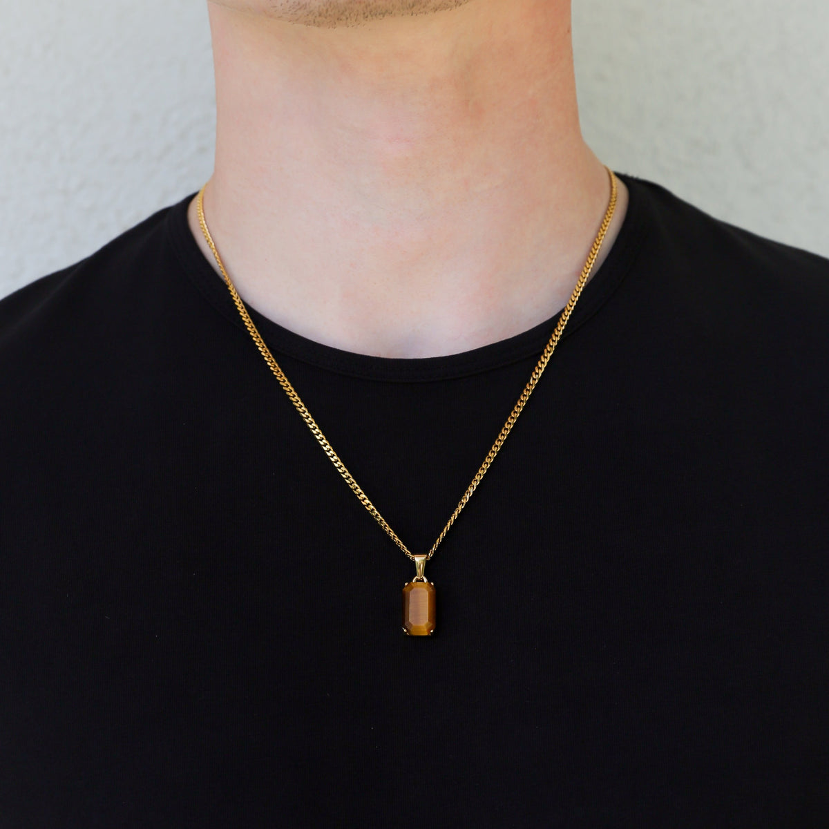 Tiger Eye Stone Pendant